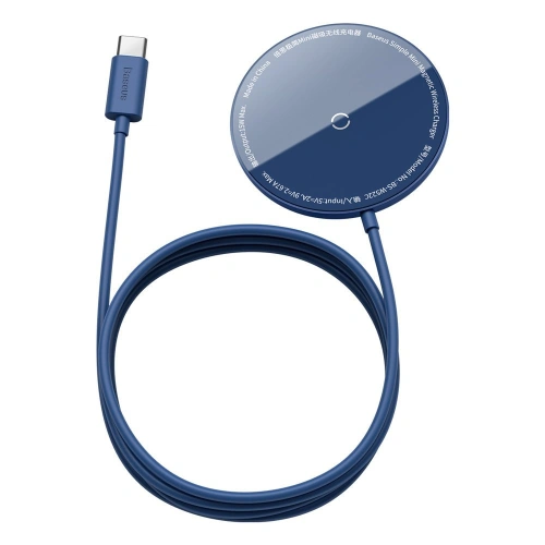 Kup Baseus mini magnetisches Qi drahtloses induktives Ladegerät 15 W (MagSafe kompatibel) blau (WXJK-H03) - BSU2633BLU - {ean13} - Sklep Home Screen