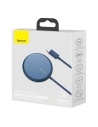 Kup Baseus mini magnetická bezdrátová indukční nabíječka Qi 15 W (kompatibilní s MagSafe) modrá (WXJK-H03) - BSU2633BLU - {ean13} - Sklep Home Screen