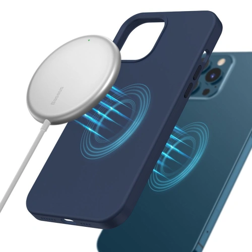 Kup Baseus mini încărcător wireless inductiv Qi 15 W (compatibil cu MagSafe) albastru (WXJK-H03) - BSU2633BLU - {ean13} - Sklep Home Screen