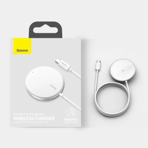 Kup Baseus mini magnetyczna bezprzewodowa indukcyjna ładowarka Qi 15 W (kompatybilna z MagSafe) niebieski (WXJK-H03) - BSU2633BLU - {ean13} - Sklep Home Screen