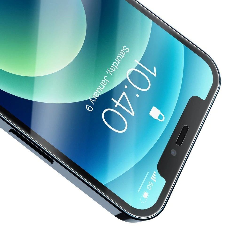 Baseus zestaw 2x ceramiczne szkło hartowane 0,3 mm Apple iPhone 12 mini przezroczysty (SGAPIPH54N-LI02)