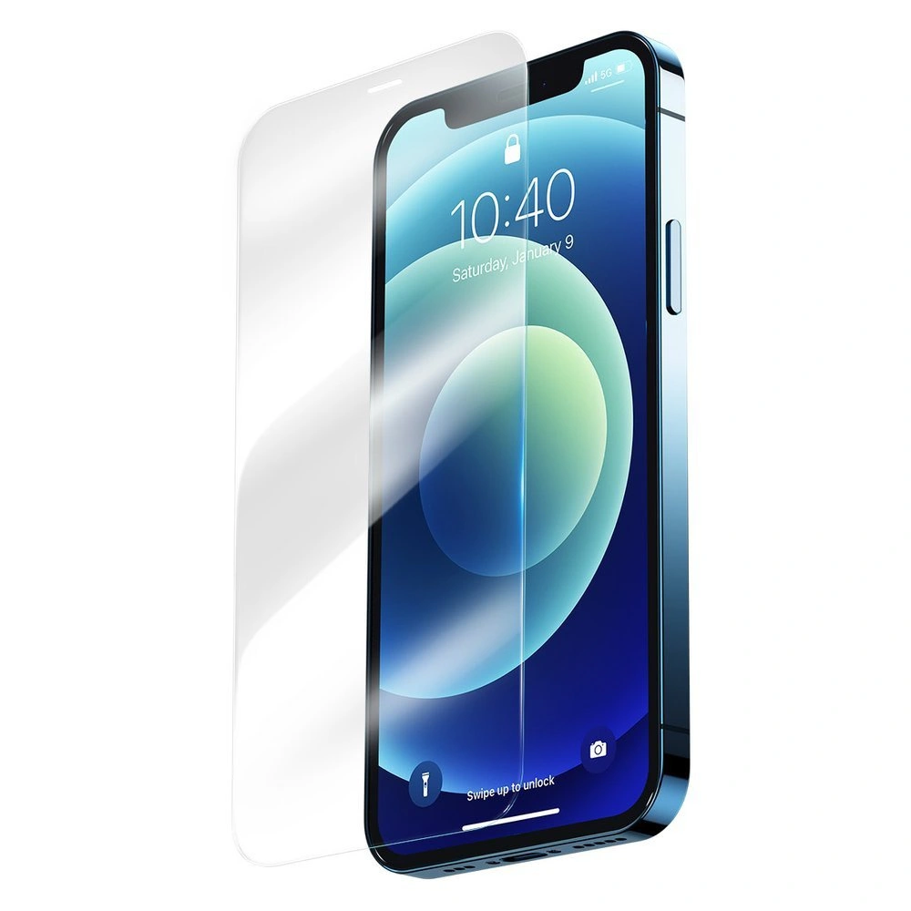 Baseus zestaw 2x ceramiczne szkło hartowane 0,3 mm Apple iPhone 12 mini przezroczysty (SGAPIPH54N-LI02)