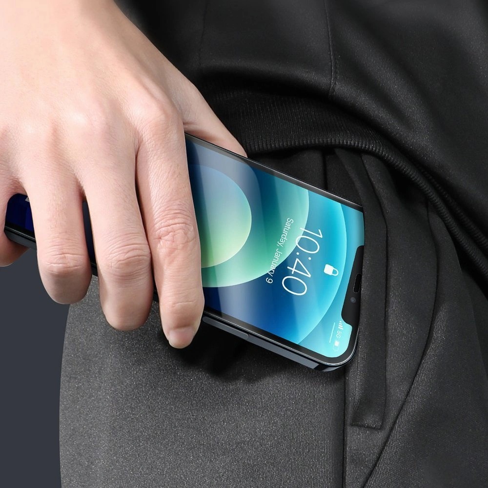 Baseus zestaw 2x ceramiczne szkło hartowane 0,3 mm Apple iPhone 12 mini przezroczysty (SGAPIPH54N-LI02)