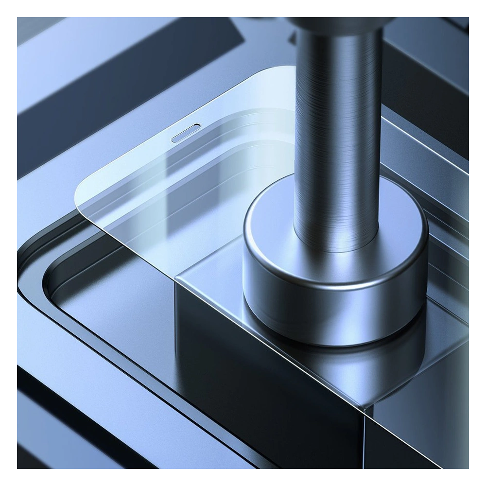 Baseus zestaw 2x ceramiczne szkło hartowane 0,3 mm Apple iPhone 12 mini przezroczysty (SGAPIPH54N-LI02)