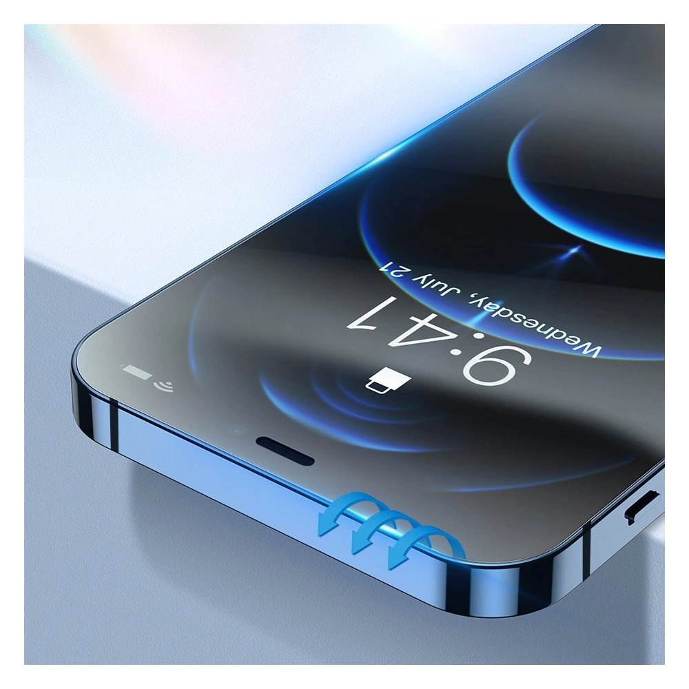 Baseus zestaw 2x ceramiczne szkło hartowane 0,3 mm Apple iPhone 12 mini przezroczysty (SGAPIPH54N-LI02)