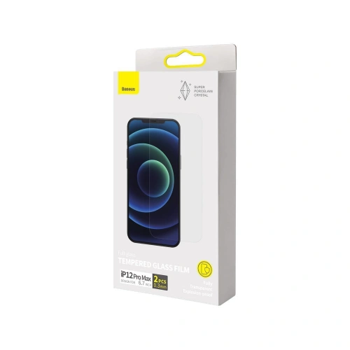 Kup Baseus Apple satz von 2x 0,3 mm keramischem gehärtetem Glas iPhone 12 Pro Max klar (SGAPIPH67N-LI02) - BSU2650CL - {ean13} - Sklep Home Screen