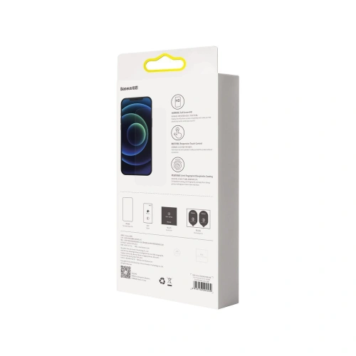 Kup Baseus zestaw 2x ceramiczne szkło hartowane 0,3 mm Apple iPhone 12 Pro Max przezroczysty (SGAPIPH67N-LI02) - BSU2650CL - {ean13} - Sklep Home Screen