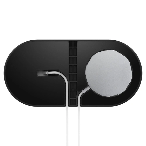 Kup Încărcător wireless Spigen MagFit Duo Apple MagSafe & Apple Watch Charger Stand Negru - SPN1585BLK - {ean13} - Sklep Home Screen