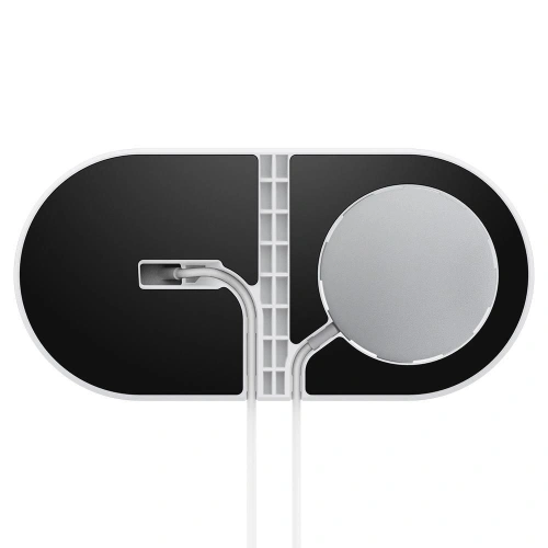 Kup Bezdrátová nabíječka Spigen MagFit Duo Apple MagSafe & Apple Watch Charger Stand Black - SPN1585BLK - {ean13} - Sklep Home Screen