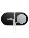 Kup Încărcător wireless Spigen MagFit Duo Apple MagSafe & Apple Watch Charger Stand Negru - SPN1585BLK - {ean13} - Sklep Home Screen