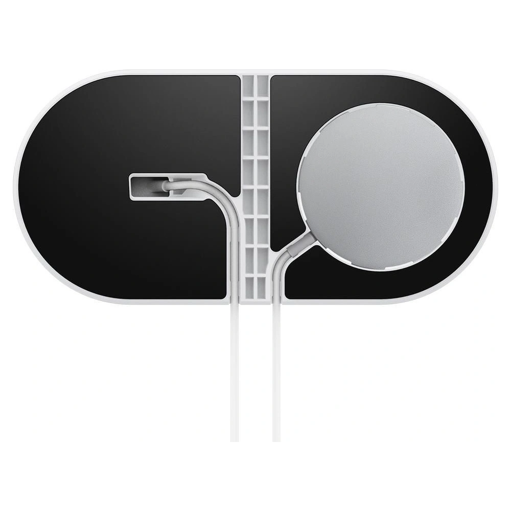 Ładowarka bezprzewodowa Spigen MagFit Duo Apple MagSafe & Apple Watch Charger Stand Black