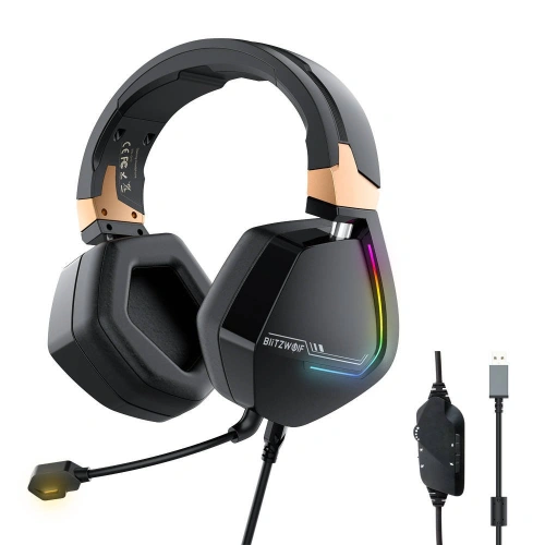 Buy Gaming Headphones BlitzWolf BW-GH2, RGB, 7.1 - BLZ339 - {ean13} - Home Screen Store Europe