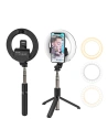 Buy Selfie stick / tripod 3in1 BlitzWolf BW-BS8 Pro with LED ring - BLZ349 - {ean13} - Home Screen Store Europe