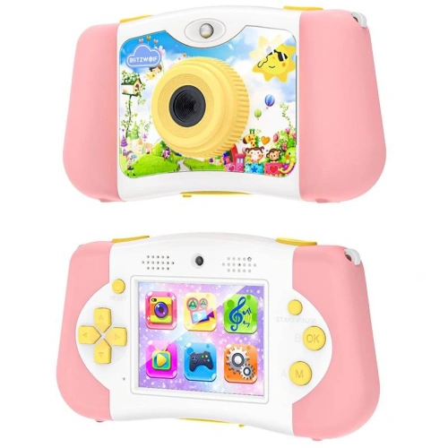 Buy Kids Game Camera BlitzWolf BW-KC1 (pink) - BLZ355 - {ean13} - Home Screen Store Europe