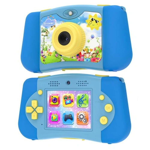 Kup Aparat pentru copii BlitzWolf BW-KC1 cu jocuri (albastru) - BLZ356 - {ean13} - Sklep Home Screen