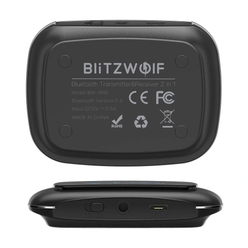 Kup Transmitter / Receiver BlitzWolf BW-BR6, Bluetooth 5.0, aptX - BLZ360 - {ean13} - Sklep Home Screen