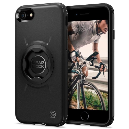 Kup Etui Spigen Gearlock GCF121 Bike Mount Case Apple iPhone SE 2022/SE 2020/8/7 černá - SPN1589BLK - {ean13} - Sklep Home Screen