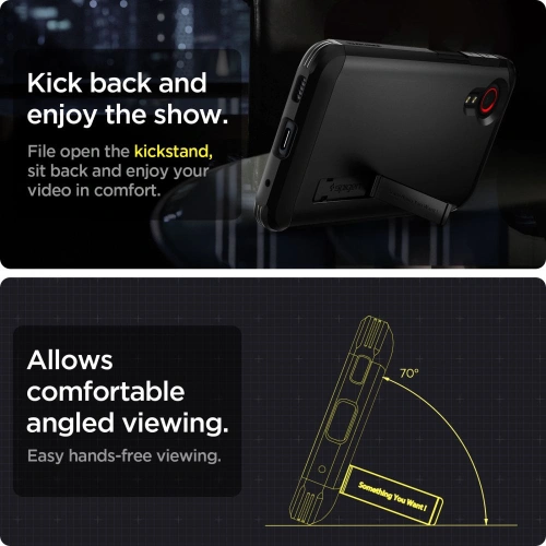 Buy Spigen Tough Armor Samsung Galaxy XCover 5 Black - SPN1588BLK - {ean13} - Home Screen Store Europe