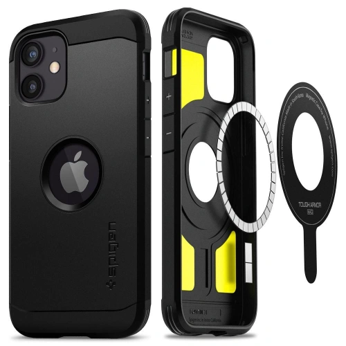 Kup Spigen Apple Tasche Tough Armor MagSafe iPhone 12 mini Schwarz - SPN1591BLK - {ean13} - Sklep Home Screen