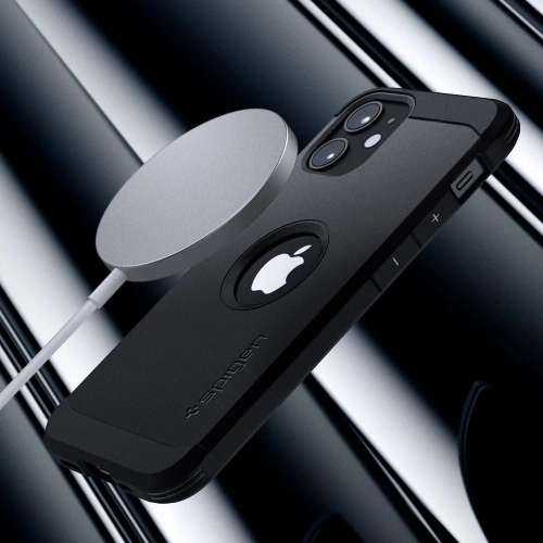 Kup Tok Spigen Tough Armor Mag MagSafe Apple iPhone 12 mini Fekete - SPN1591BLK - {ean13} - Sklep Home Screen