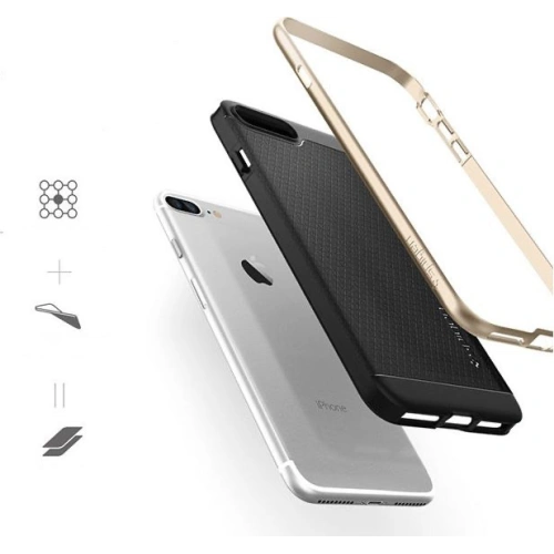 Kup Etui Spigen Neo Hybrid Apple iPhone 8/7 Plus Satin Silver - SPN1593SLV - {ean13} - Sklep Home Screen