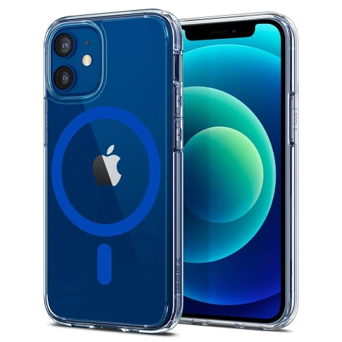 Kup Etui Spigen Ultra Hybrid Mag MagSafe Apple iPhone 12 mini Blue - SPN1595BLU - {ean13} - Sklep Home Screen