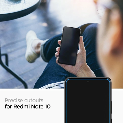 Kup Sticlă securizată Spigen GLAS.tR Slim Redmi Note 10/10S Negru - SPN1596BLK - {ean13} - Sklep Home Screen