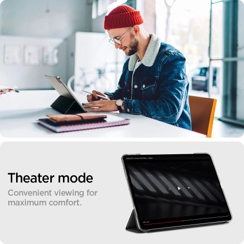 Kup Etui Spigen Liquid Air Folio Apple iPad Pro 12.9 2021 (a 5-a generație) Negru - SPN1597BLK - {ean13} - Sklep Home Screen