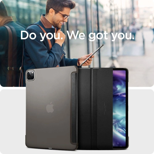 Kup Etui Spigen Smart Fold Apple iPad Pro 11 2021 (3. generacji) Black - SPN1599BLK - {ean13} - Sklep Home Screen