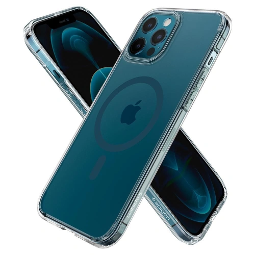 Kup Etui Spigen Ultra Hybrid Mag MagSafe Apple iPhone 12 Pro Max Csendes-óceáni Kék - SPN1601BLU - {ean13} - Sklep Home Screen