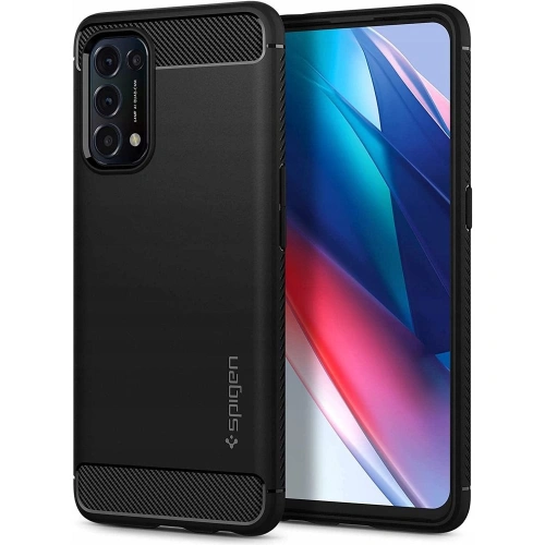 Kup Etui Spigen Rugged Armor Oppo Reno 5 5G/Find X3 Lite Matná černá - SPN1602BLK - {ean13} - Sklep Home Screen