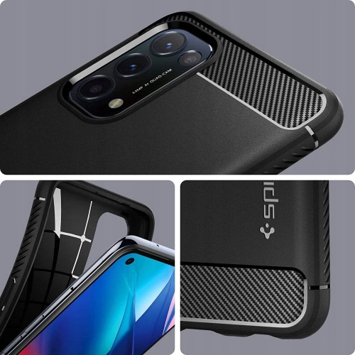 Kup Etui Spigen Rugged Armor Oppo Reno 5 5G/Find X3 Lite Matná černá - SPN1602BLK - {ean13} - Sklep Home Screen