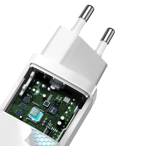 Kup Ładowarka sieciowa Baseus GaN2 Lite, USB + USB-C, 65W, EU (biała) - BSU2656WHT - {ean13} - Sklep Home Screen