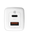 Kup Ładowarka sieciowa Baseus GaN2 Lite, USB + USB-C, 65W, EU (biała) - BSU2656WHT - {ean13} - Sklep Home Screen