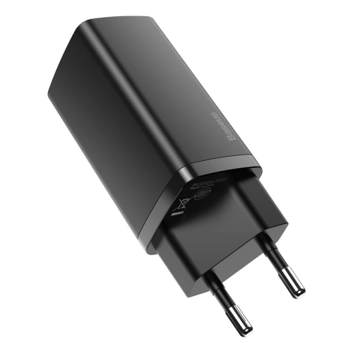 Kup Nabíječka Baseus GaN2 Lite, USB + USB-C, 65W, EU (černá) - BSU2657BLK - {ean13} - Sklep Home Screen