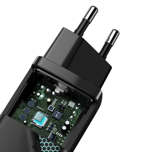 Kup Încărcător de rețea Baseus GaN2 Lite, USB + USB-C, 65W, UE (negru) - BSU2657BLK - {ean13} - Sklep Home Screen