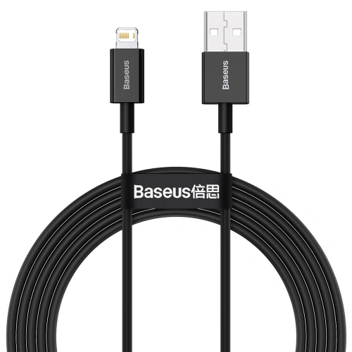 Kup Kabel USB do Lightning Baseus Superior Series, 2.4A, 2m (černý) - BSU2659BLK - {ean13} - Sklep Home Screen