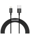 Kabel USB do Lightning Baseus Superior Series, 2.4A, 2m (černý)