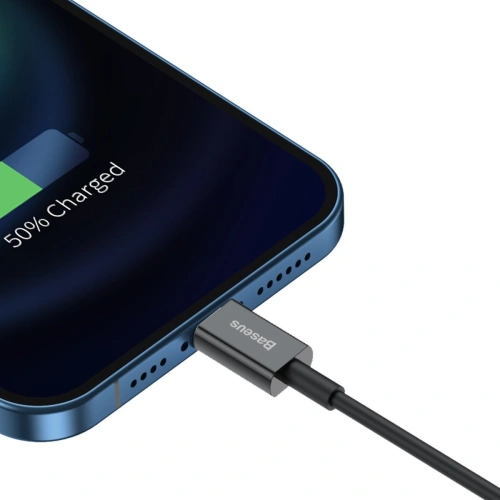 Kup USB kábel Lightning Baseus Superior Series, 2.4A, 2m (fekete) - BSU2659BLK - {ean13} - Sklep Home Screen