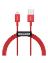 Kup USB kábel Lightning Baseus Superior Series, 2.4A, 1m (piros) - BSU2661RED - {ean13} - Sklep Home Screen