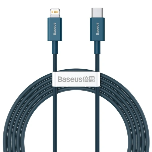 Kup Kabel USB-C do Lightning Baseus Superior Series, 20W, PD, 2m (modrý) - BSU2662BLU - {ean13} - Sklep Home Screen