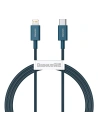 Kabel USB-C do Lightning Baseus Superior Series, 20W, PD, 1m (modrý)