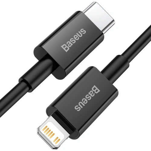 Buy Baseus Superior Series Cable USB-C - Lightning, 20W, PD, 1m (black) - BSU2666BLK - {ean13} - Home Screen Store Europe