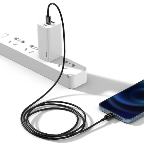 Buy Baseus Superior Series Cable USB-C - Lightning, 20W, PD, 1m (black) - BSU2666BLK - {ean13} - Home Screen Store Europe