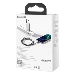 Kup USB-C to Lightning kábel Baseus Superior Series, 20W, PD, 1m (fekete) - BSU2666BLK - {ean13} - Sklep Home Screen