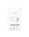 Kup PURO White Mini Travel Fast Charger 2x USB-A 12 W (white) - PUR4113WHT - {ean13} - Sklep Home Screen