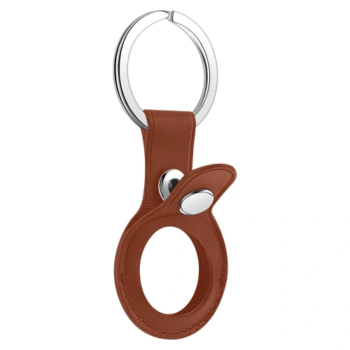 Kup Etui din piele vegană Loco Dot Leather Apple AirTag Brown - LOC006BR - {ean13} - Sklep Home Screen