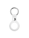 Kup Etui z wegańskiej skóry Loco Dot Leather Apple AirTag White - LOC005WHT - {ean13} - Sklep Home Screen
