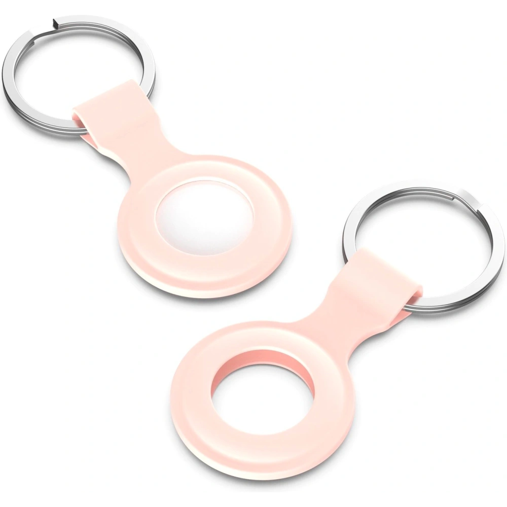 Etui z silikonu Loco Dot Silicone Apple AirTag Pink