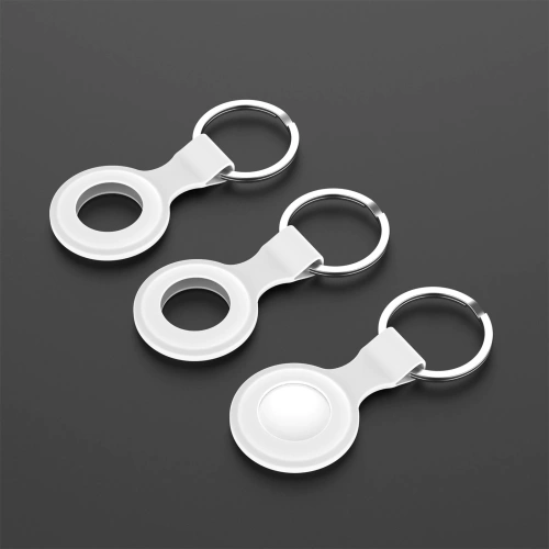 Kup Etui din silicon Loco Dot Silicone Apple AirTag Alb - LOC002WHT - {ean13} - Sklep Home Screen